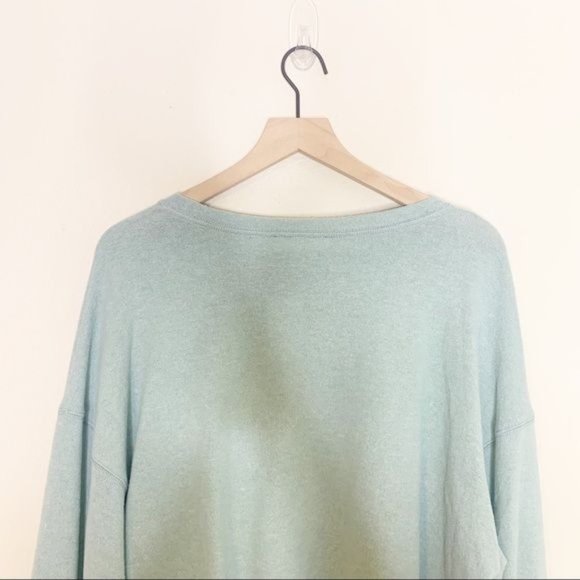 NWT Elodie Mint Brushed Knit Long Sleeve Crewneck Top Large - Picture 7 of 11